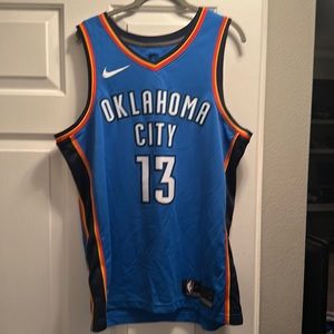 Paul George, Oklahoma City thunder jersey